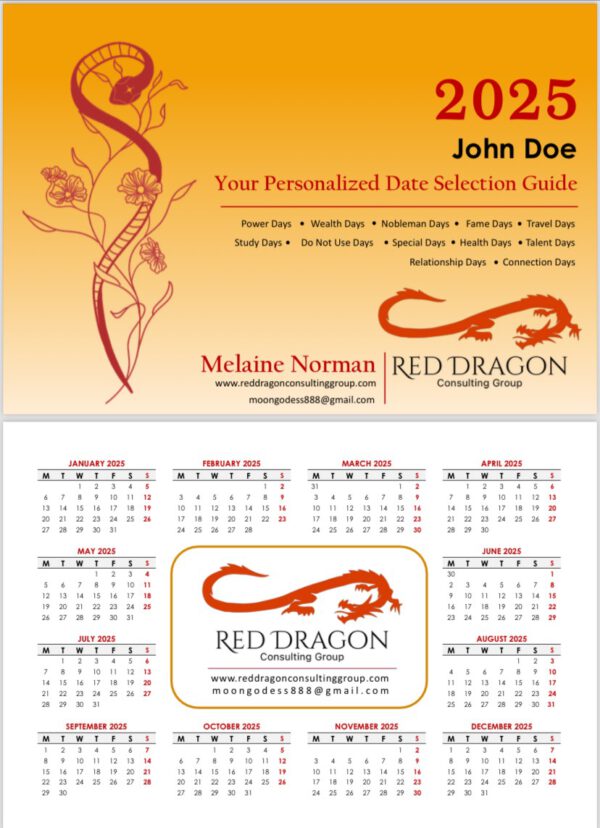 Your Personal Date Selection Calendar is Here to Transform Your 2025 and Beyond